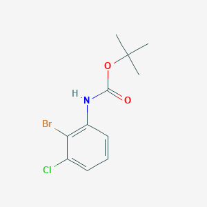 molecular formula C11H13BrClNO2 B8669086 Tert-butyl 2-bromo-3-chlorophenylcarbamate 