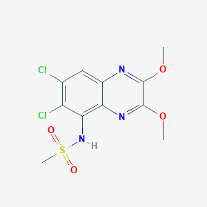 N-(6,7-dichloro-2,3-dimethoxyquinoxalin-5-yl)methanesulfonamide