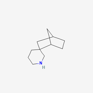 molecular formula C11H19N B8669106 Spiro[bicyclo[2.2.1]heptane-2,3'-piperidine] 