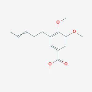 Methyl 3,4-dimethoxy-5-(pent-3-en-1-yl)benzoate