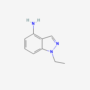 molecular formula C9H11N3 B8669113 1-ethyl-1H-indazol-4-amine CAS No. 1354223-48-5