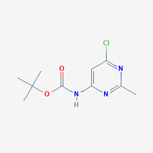 tert-Butyl (6-chloro-2-methylpyrimidin-4-yl)carbamate