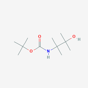 Tert-butyl 3-hydroxy-2,3-dimethylbutan-2-ylcarbamate