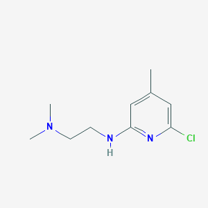 molecular formula C10H16ClN3 B8669257 N-(6-chloro-4-methylpyridin-2-yl)-N',N'-dimethylethane-1,2-diamine 