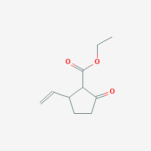 Ethyl 2-ethenyl-5-oxocyclopentane-1-carboxylate