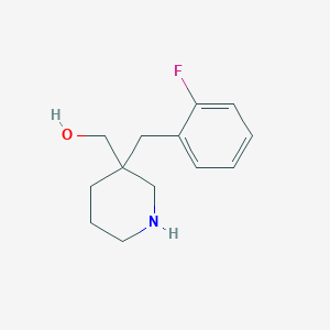 (3-(2-Fluorobenzyl)piperidin-3-yl)methanol