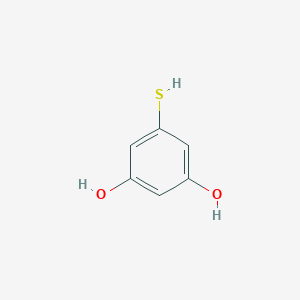 molecular formula C6H6O2S B8669483 5-Sulfanylbenzene-1,3-diol 