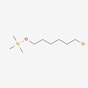 molecular formula C9H21BrOSi B8669553 Silane, [(6-bromohexyl)oxy]trimethyl- CAS No. 26306-00-3