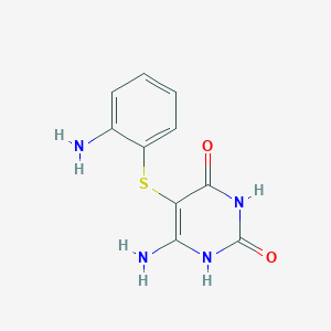 6-Amino-5-[(2-aminophenyl)sulfanyl]pyrimidine-2,4(1H,3H)-dione