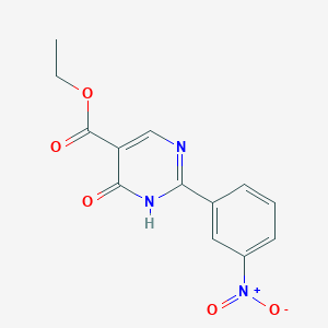 Ethyl 4-hydroxy-2-(3'-nitrophenyl)pyrimidine-5-carboxylate
