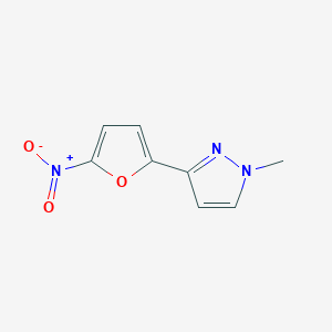 1-Methyl-3-(5-nitrofuran-2-yl)-1H-pyrazole