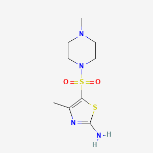 4-Methyl-5-(4-methyl-piperazine-1-sulfonyl)-thiazol-2-ylamine