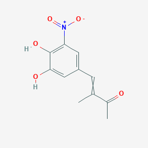 4-(3,4-Dihydroxy-5-nitrophenyl)-3-methylbut-3-en-2-one