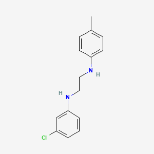 N~1~-(3-Chlorophenyl)-N~2~-(4-methylphenyl)ethane-1,2-diamine