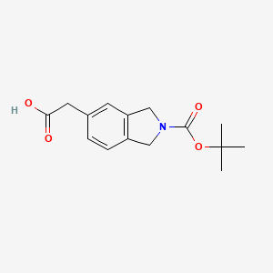 2-(2-(Tert-butoxycarbonyl)isoindolin-5-yl)acetic acid
