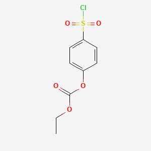 4-(Chlorosulfonyl)phenyl ethyl carbonate