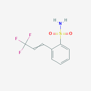 Benzenesulfonamide, 2-(3,3,3-trifluoro-1-propenyl)-