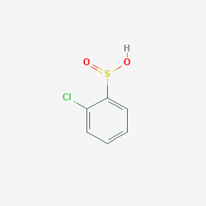 molecular formula C6H5ClO2S B8669829 2-Chlorobenzenesulphinic acid 