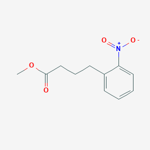 molecular formula C11H13NO4 B8669852 Methyl 4-(2-nitrophenyl)butanoate CAS No. 22824-20-0