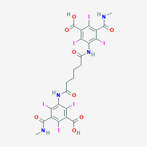 molecular formula C24H20I6N4O8 B086699 Iocarmic acid CAS No. 10397-75-8