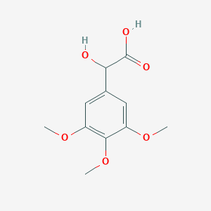 molecular formula C11H14O6 B8669920 3,4,5-Trimethoxymandelic acid 