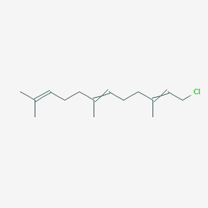molecular formula C15H25Cl B8669942 1-Chloro-3,7,11-trimethyldodeca-2,6,10-triene CAS No. 6784-45-8