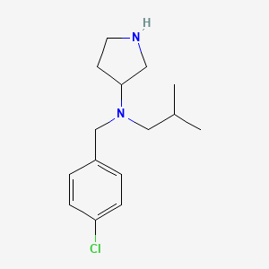 molecular formula C15H23ClN2 B8670001 N-(4-Chlorobenzyl)-N-isobutylpyrrolidin-3-amine CAS No. 820984-25-6