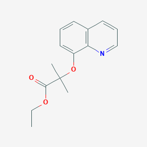 Ethyl 2-methyl-2-[(quinolin-8-yl)oxy]propanoate