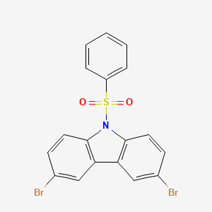 3,6-dibromo-9-(phenylsulfonyl)-9H-carbazole