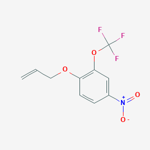 4-Nitro-1-[(prop-2-en-1-yl)oxy]-2-(trifluoromethoxy)benzene