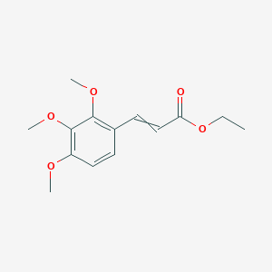 molecular formula C14H18O5 B8670247 Ethyl 3-(2,3,4-trimethoxyphenyl)prop-2-enoate CAS No. 108125-64-0