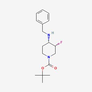 cis-4-Benzylamino-1-tert-butoxycarbonyl-3-fluoropiperidine