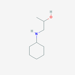 molecular formula C9H19NO B086703 1-Cyclohexylamino-2-propanol CAS No. 103-00-4
