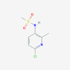 molecular formula C7H9ClN2O2S B8670304 N-(6-Chloro-2-methylpyridin-3-yl)methanesulfonamide 