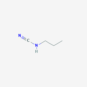 molecular formula C4H8N2 B8670312 Propyl cyanamide 