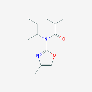 molecular formula C12H20N2O2 B8670321 N-sec-butyl-N-(4-methyl-oxazol-2-yl)-isobutyramide CAS No. 57068-01-6