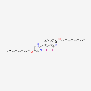 1,8-Difluoro-3-(octyloxy)-7-(5-(octyloxy)pyrimidin-2-yl)isoquinoline