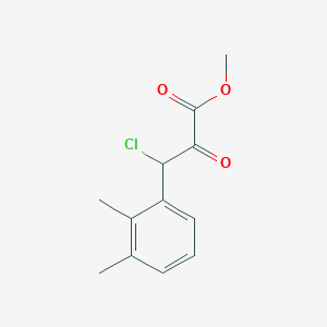 3-Chloro-3-(2,3-dimethyl-phenyl)-2-oxo-propionic acid methyl ester