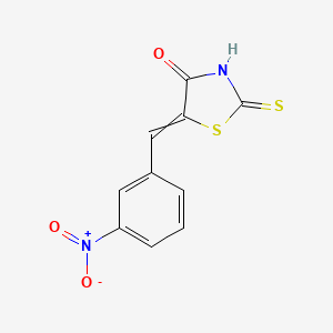 molecular formula C10H6N2O3S2 B8670498 5-m-Nitrobenzylidenerhodanine 