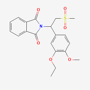 1H-Isoindole-1,3(2H)-dione, 2-[1-(3-ethoxy-4-Methoxyphenyl)-2-(Methylsulfonyl)ethyl]-