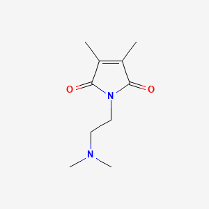molecular formula C10H16N2O2 B8670543 1-[2-(Dimethylamino)ethyl]-3,4-dimethyl-1H-pyrrole-2,5-dione CAS No. 95856-50-1
