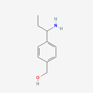 [4-(1-Aminopropyl)-phenyl]-methanol