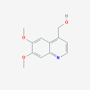 molecular formula C12H13NO3 B8670583 (6,7-Dimethoxyquinolin-4-yl)methanol 
