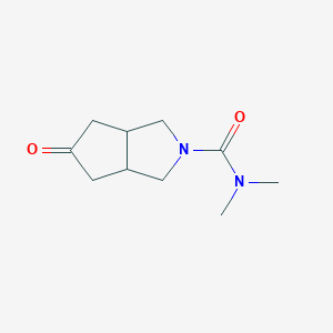 molecular formula C10H16N2O2 B8670653 N,N-Dimethyl-5-oxo-hexahydrocyclopenta[c]pyrrole-2(1H)-carboxamide 