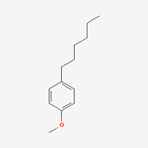molecular formula C13H20O B8670685 4-Hexylanisole 