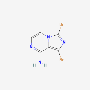1,3-Dibromoimidazo[1,5-a]pyrazin-8-amine