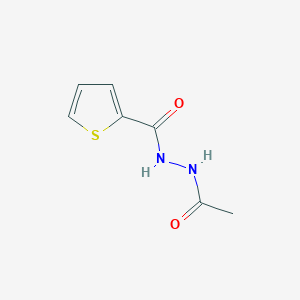 N-(2-thienylcarbonylamino)ethanamide