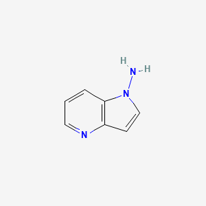 molecular formula C7H7N3 B8670746 pyrrolo[3,2-b]pyridin-1-amine 