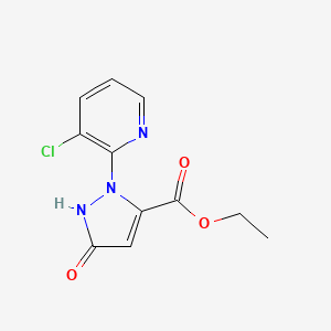 ethyl 1-(3-chloro-2-pyridinyl)-3-hydroxy-1H-pyrazole-5-carboxylate