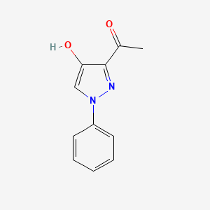 1-(4-hydroxy-1-phenyl-1H-pyrazol-3-yl)ethanone